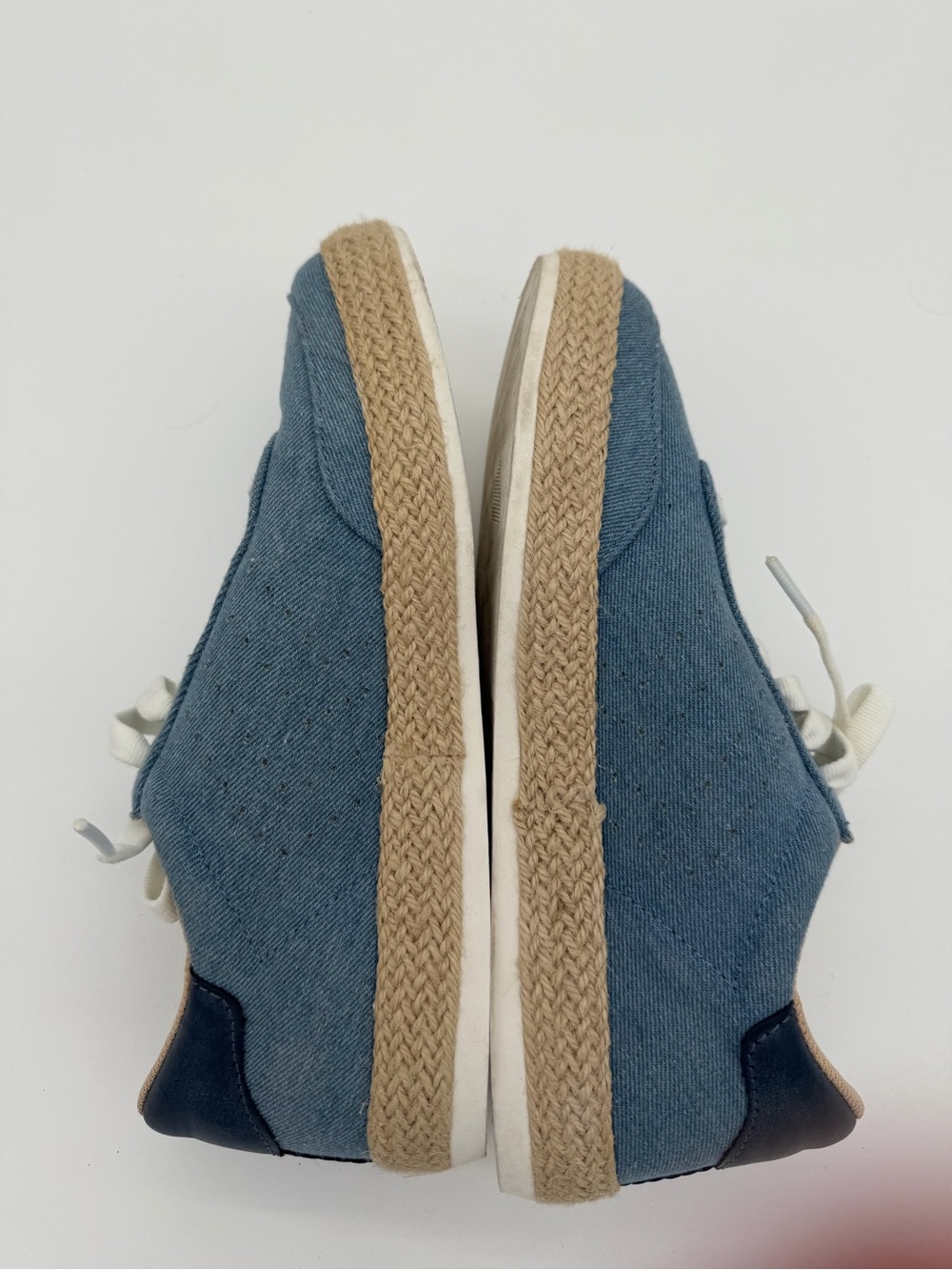 Casual Blue Canvas Women’s Sneakers with Rope-Wrap Sole size 8 - Picture 5 of 8